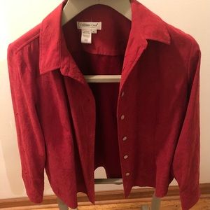 Coldwater creek long sleeve women’s top red size PL